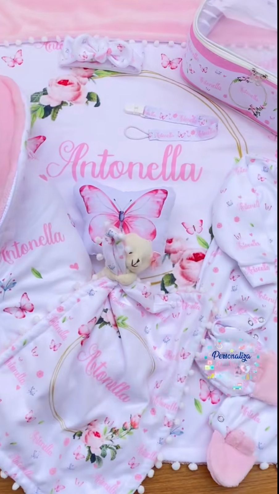 Kit Antonella maternidade| Personalize Com o Nome da sua princesa