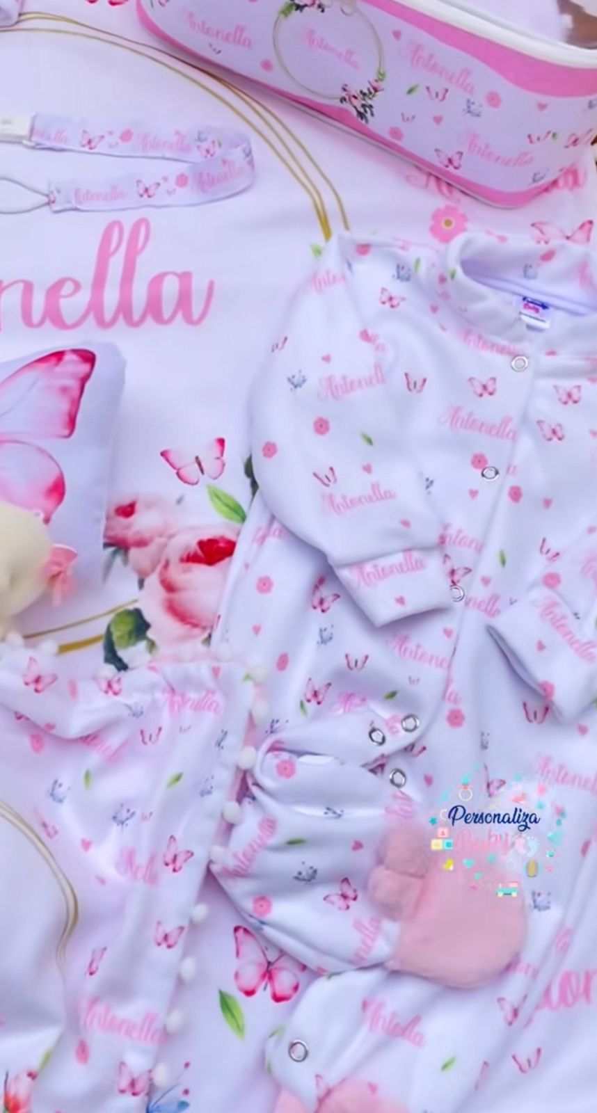 Kit Antonella maternidade| Personalize Com o Nome da sua princesa